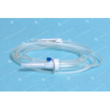 Medical disposable infusion set with filter needle